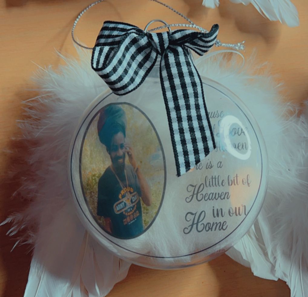 Memorial Ornaments with Wings