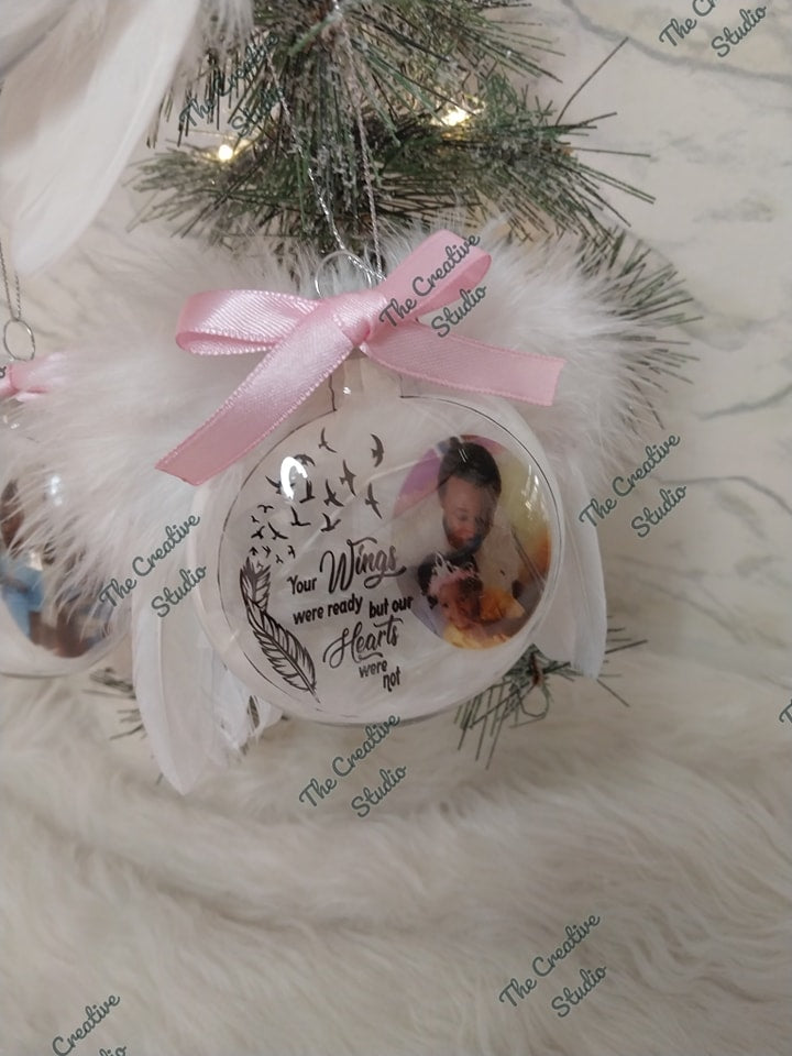 Memorial Ornaments with Wings
