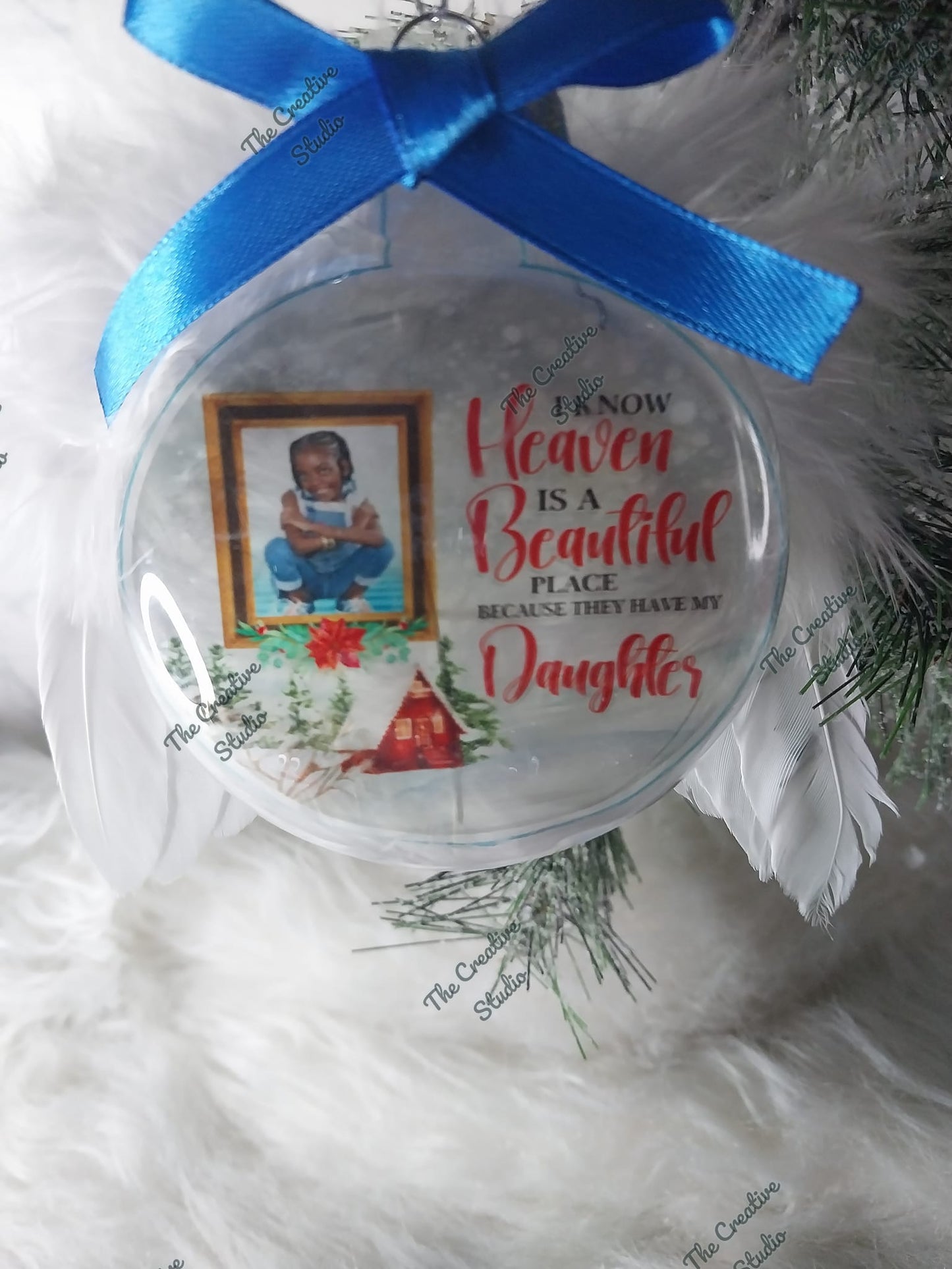 Memorial Ornaments with Wings