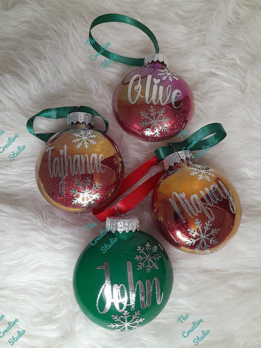 Glitter Ornaments