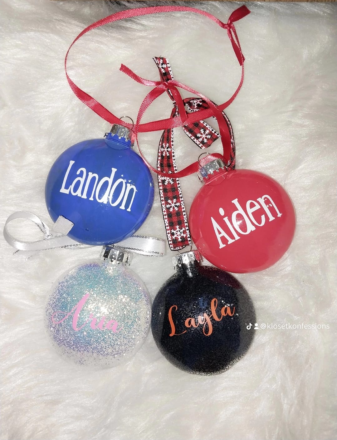Glitter Ornaments